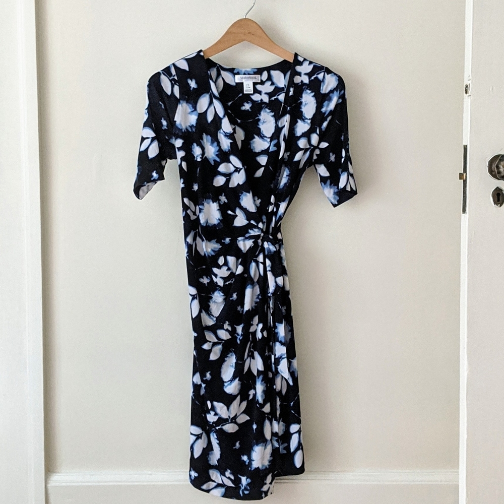 Motherhood maternity wrap dress—CLOSEOUT
